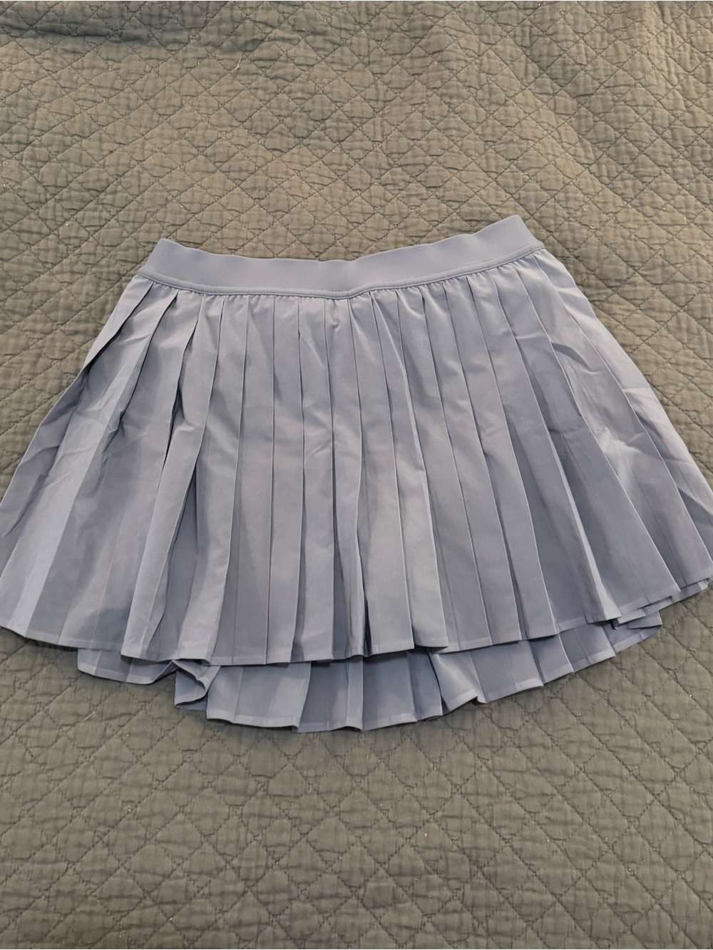 Varsity High Rise Pleated Blue Women's Skirt